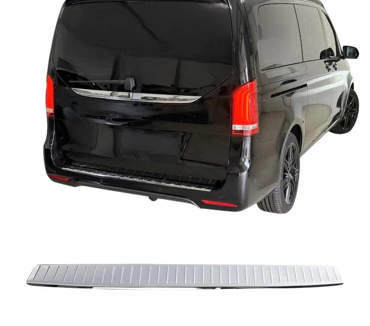 Bumperbeschermer RVS geschikt voor Mercedes w447 VITO