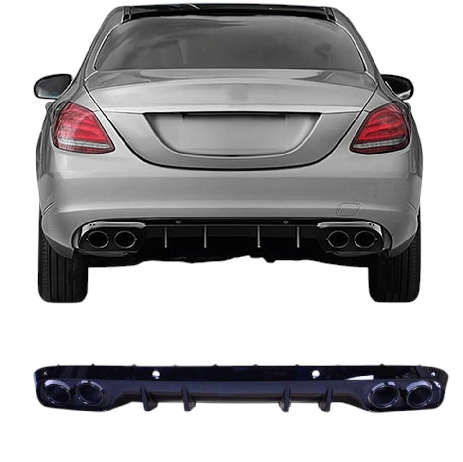Diffuser Geschikt Voor Mercedes C Klasse W205 Zonder AMG line