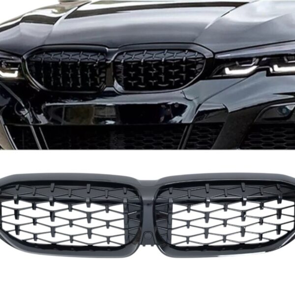 grill nieren BMW G20 G21 glanzend zwart
