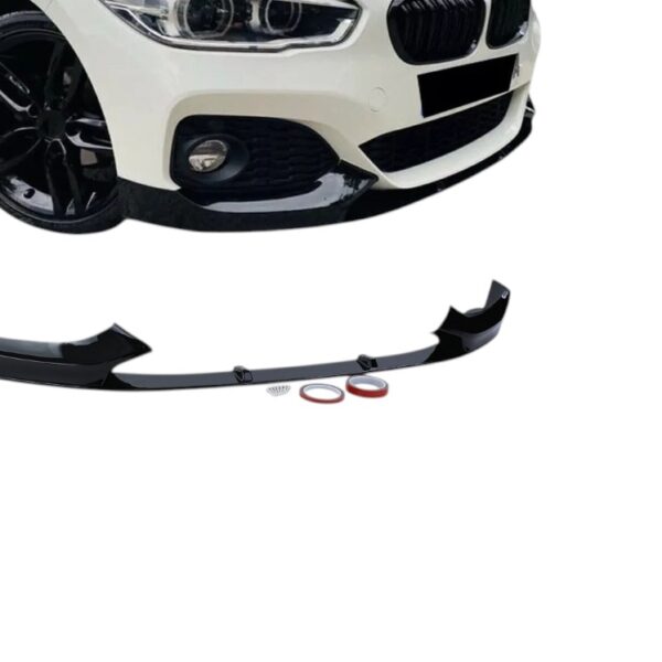 Frontlip geschikt voor BMW 1 serie F20 F21 glans zwart