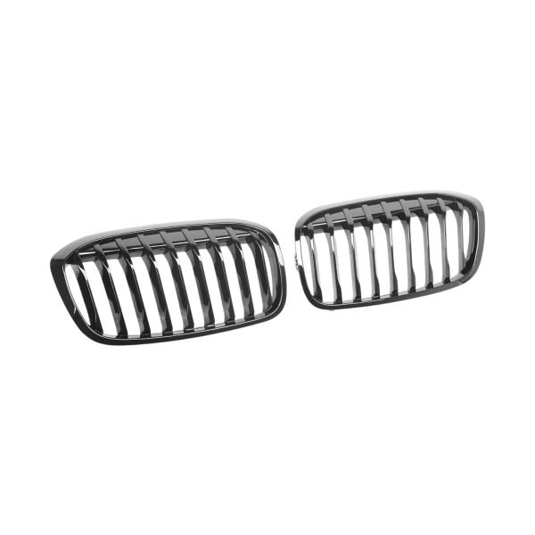 Grill nieren geschikt voor BMW 2 Serie F45 F46 glans zwart