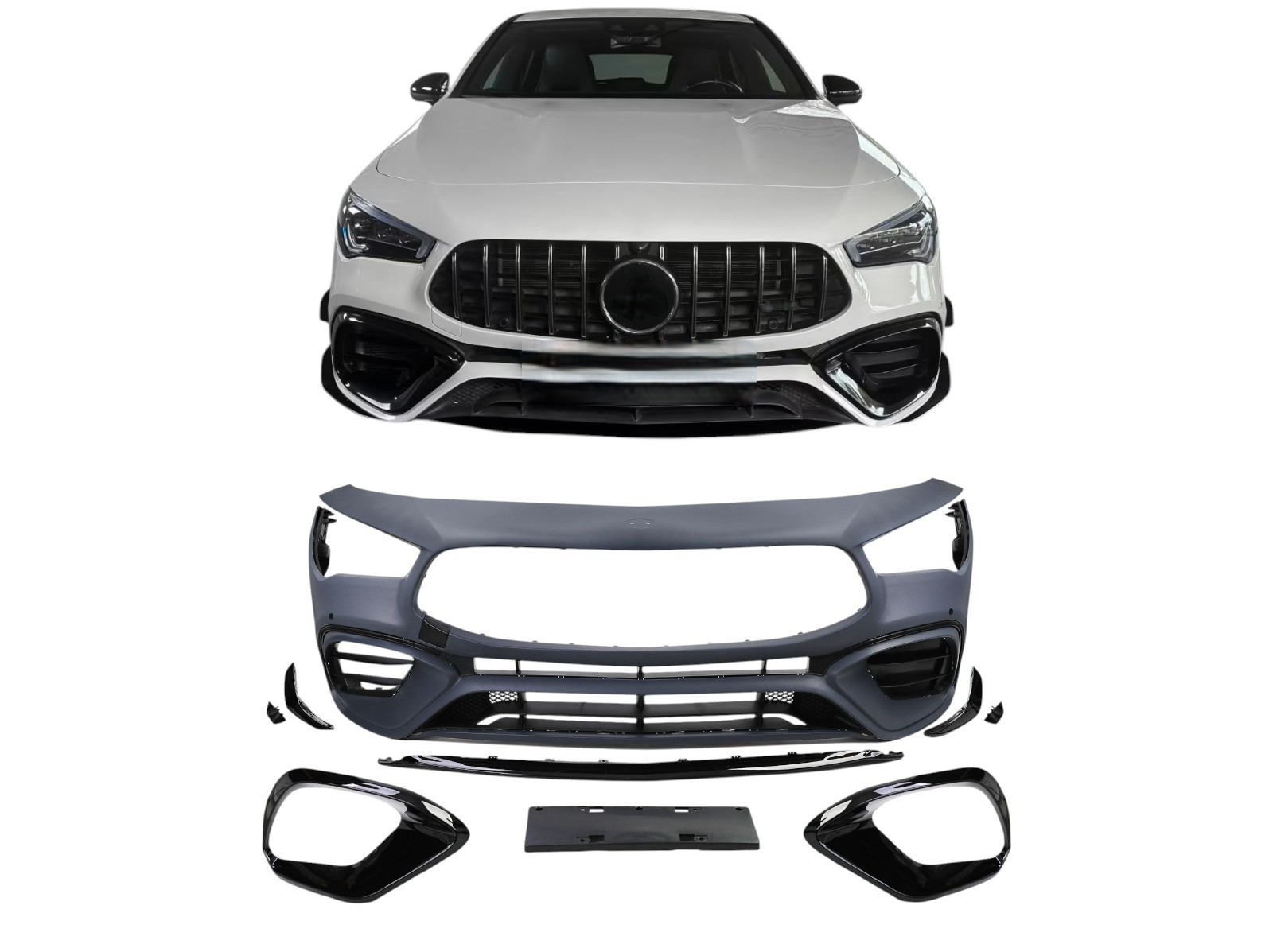 Voorbumper Mercedes CLA C118 W118 X118 2018–2023 AMG Look