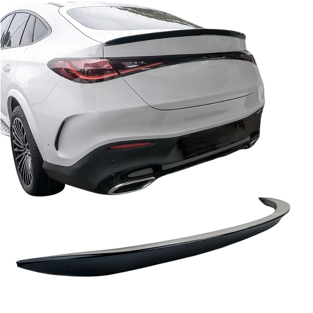 kofferspoiler Mercedes GLC C254 glanzend zwart achteraanzicht