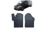 Rubberen vloermatten Mercedes V-Klasse W447 zwart