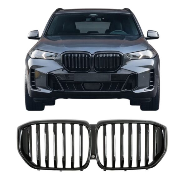 grill nieren hoogglans zwart BMW X5 G05 LCI 2023