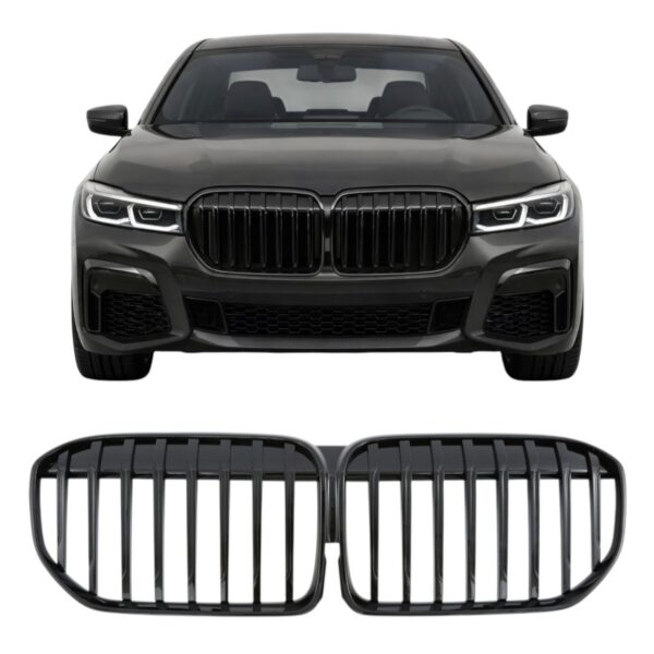 BMW 7 Serie LCI nierengrill zwart