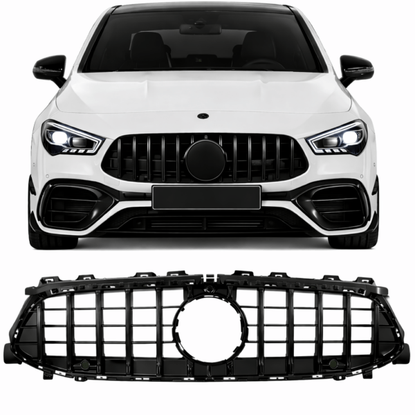 Panamericana GT grille glans zwart voor Mercedes CLA W118 C118 X118 Facelift vanaf 07/2023